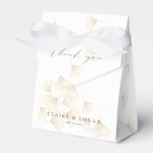 Ballotins Mariage Feuille de Ginkgo en chute