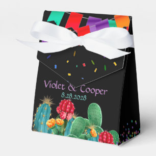 Ballotins Mariage Fiesta Floral mexicain Cactus