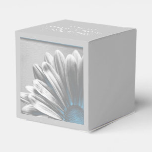 Ballotins Mariage Floral bleu clair