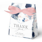 Mariage floral bleu et rose poudré