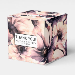 Ballotins Mariage Floral Élégant Moderne Rose Tendre