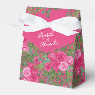Ballotins Mariage Floral Rose Clair