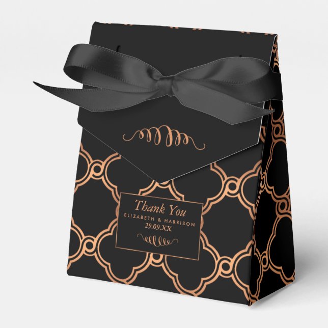 Ballotins Mariage Géométrique vintage Gatsby (Verso)