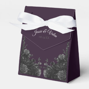 Ballotins Mariage gothique Rose gris violet
