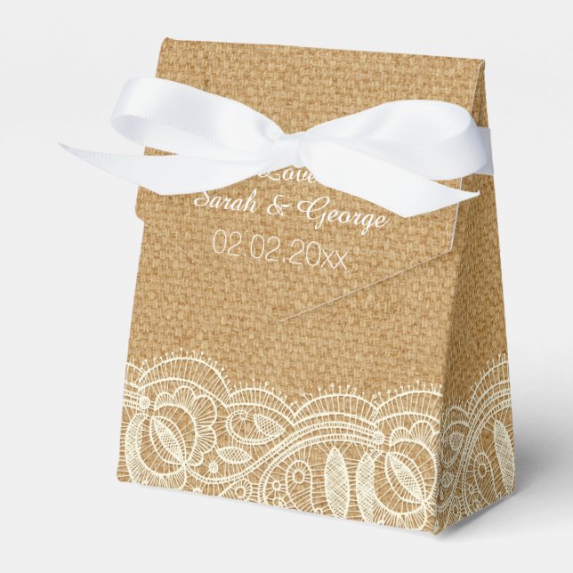 Ballotins Mariage Lace et Burlap (Verso)