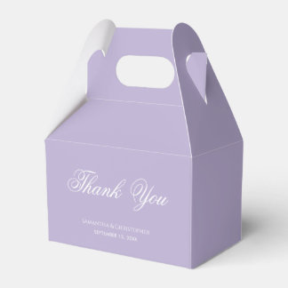 Ballotins Mariage Lavande Violet Simple Script Merci