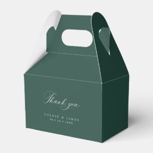Ballotins Mariage Merci Favor Gable Treat boîte de cadeaux