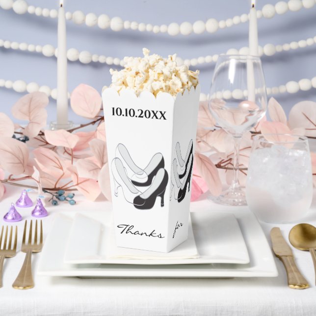 Ballotins Mariage Noir n Blanc Chaussures Doublure Ballotin (Mariage)
