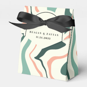 Ballotins Mariage Rétro Vert Menthe et Rose Tourbillon Arch