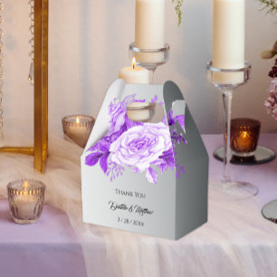 Ballotins Mariage Rose gris argenté et violet