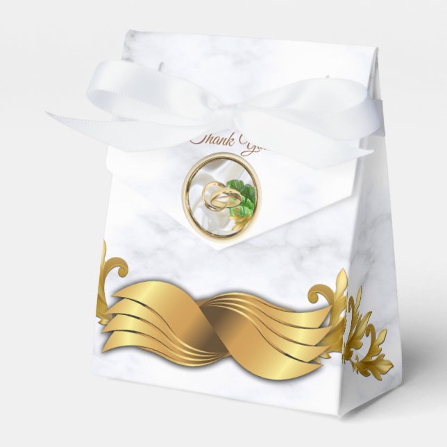 Ballotins Mariage tropical romantique (Verso)
