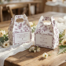 Mariage victorien rouge vin floral français vintag