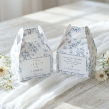 Mariage victorien vintage floral bleu poussiéreux