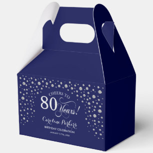 Ballotins Marine Blue Silver 80e anniversaire