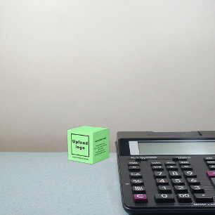 Ballotins Marque d'affaires sur petit carton vert clair