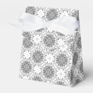 Ballotins Masque d'ornement de folklore blanc et gris