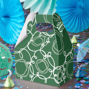 Ballotins Matrice florale abstraite (vert foncé) Beaux-arts