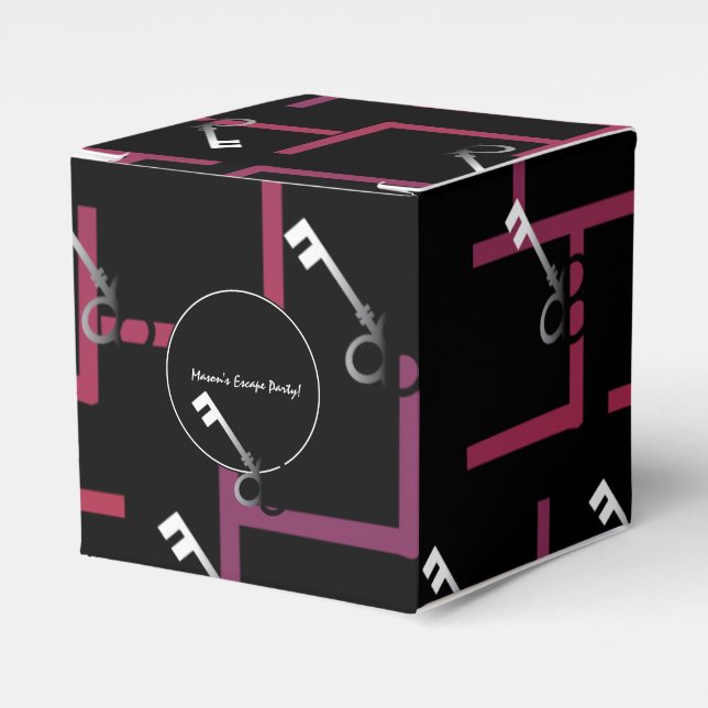 Ballotins Maze Escape Party Maze Favoriser Candy Box (Verso)