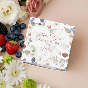 Ballotins Merci Berry Sweet Bridal Shower Fleurs de Baies Sa