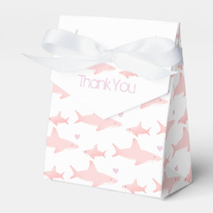 Ballotins Merci Cute Sharks Baby shower rose Ballotin