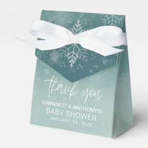 Ballotins Merci de Baby shower des flocons d'eau