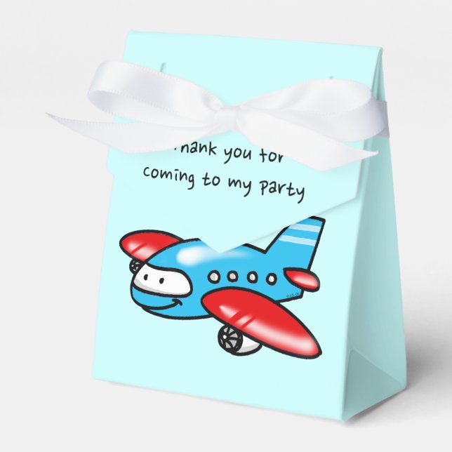 Ballotins Merci d'être venu à ma fête (avion) (Verso)