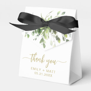Ballotins Merci mariage Elégant Eucalyptus Ballotin