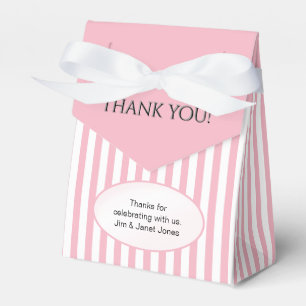 Ballotins Merci - Pink Simple Stripes Motif