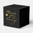 Merci Pour Arrivée Classic Gold Script Anniversair