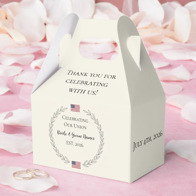 Ballotins merica 250th Anniversary Wedding  | Custom names (Mariage)