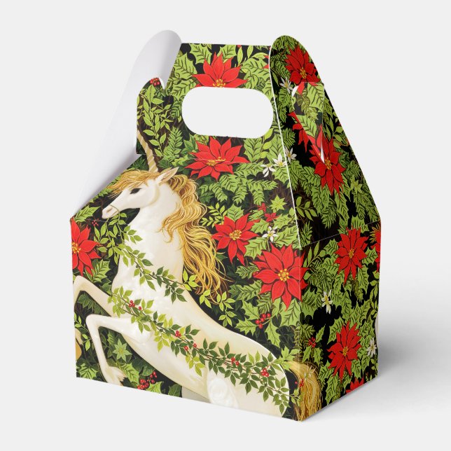 Ballotins Merry Christmas Unicorn Red Green White (Verso)