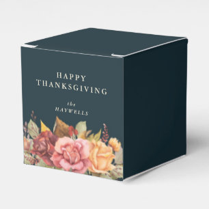 Ballotins Message personnalisé Automne Frontière Florale Tha