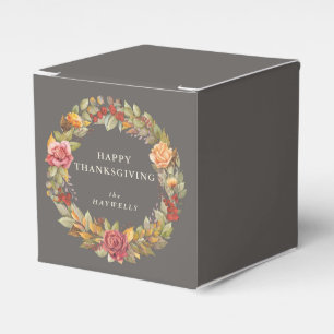 Ballotins Message personnalisé Flore Wreath Thanksgiving