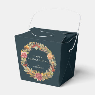 Ballotins Message personnalisé Flore Wreath Thanksgiving
