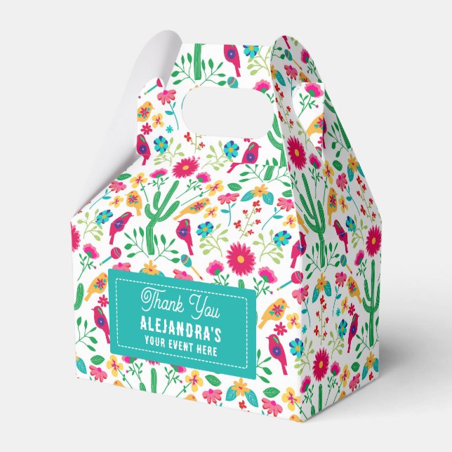 Ballotins Mexican Traditional Floral Folk Art Bright Colors (Verso)