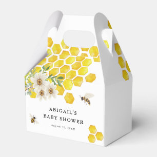 Ballotins Miel Bee and Daisy Baby shower personnalisé