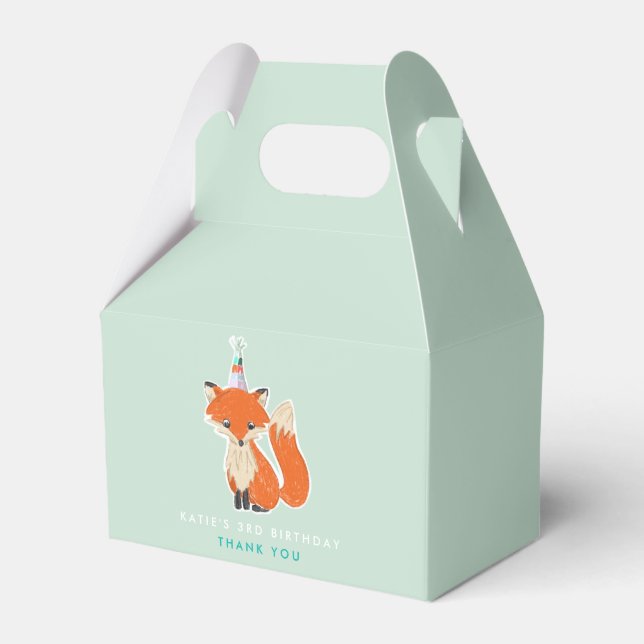 Ballotins Mignonne Fox fête d'anniversaire Casquette Mint Gr (Verso)