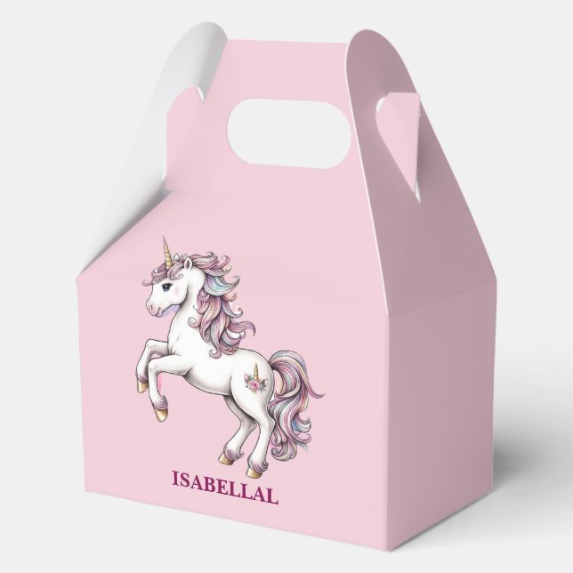 Ballotins mignonne licorne magique princesse fille anniversa (Recto)