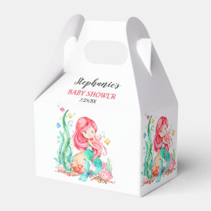 Ballotins Mignonne sirène d'aquarelle sous le Baby shower ma