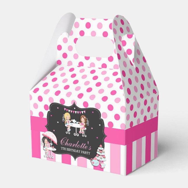 Ballotins Mignons Pots Rose Filles Tea Party Anniversaire Me (Verso)