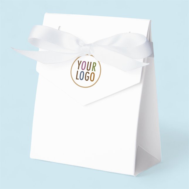 Ballotins Mini Favoriser Sac Cadeau avec ruban Logo et texte (MISOOK Small Gift Purse with Logo (Thank You message on other side))