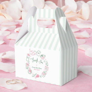 Ballotins Minimal Parfait Matcha Remerciements de Baby Showe