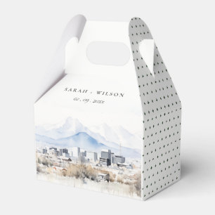 Ballotins Minimal Salt Lake City Utah Watercolor Mariage