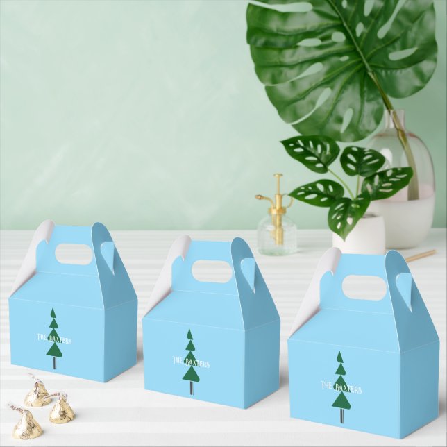 Ballotins Minimalist Abstract Green Chic Christmas Tree (Multiple)