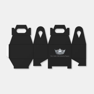 Ballotins Miss America style Crown Party Favoriser Box