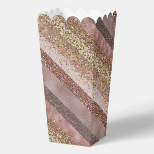 Ballotins Moderne Bandes de Paillettes Dorées et Violettes É