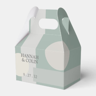 Ballotins Moderne Boho Géométrique Abstrait Vert Gris Taupe