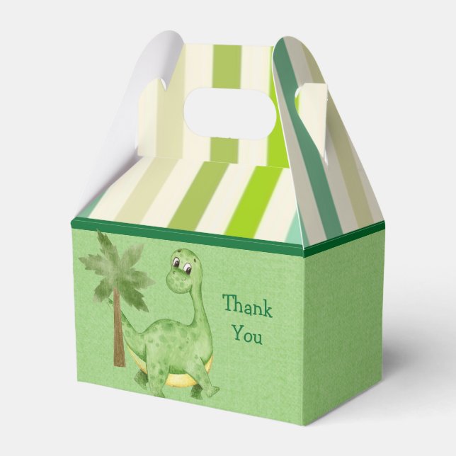 Ballotins Moderne Cute Green Dinosaur Garçon Anniversaire Me (Verso)