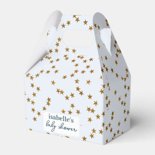 Ballotins Moderne simple Pastel Blue Gold Star
