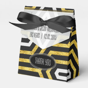 Ballotins Moderne Tech Gold Glamor Design Party Favoriser Bo